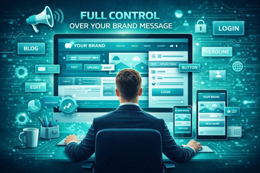 How your website gives you full access over your brand messaging